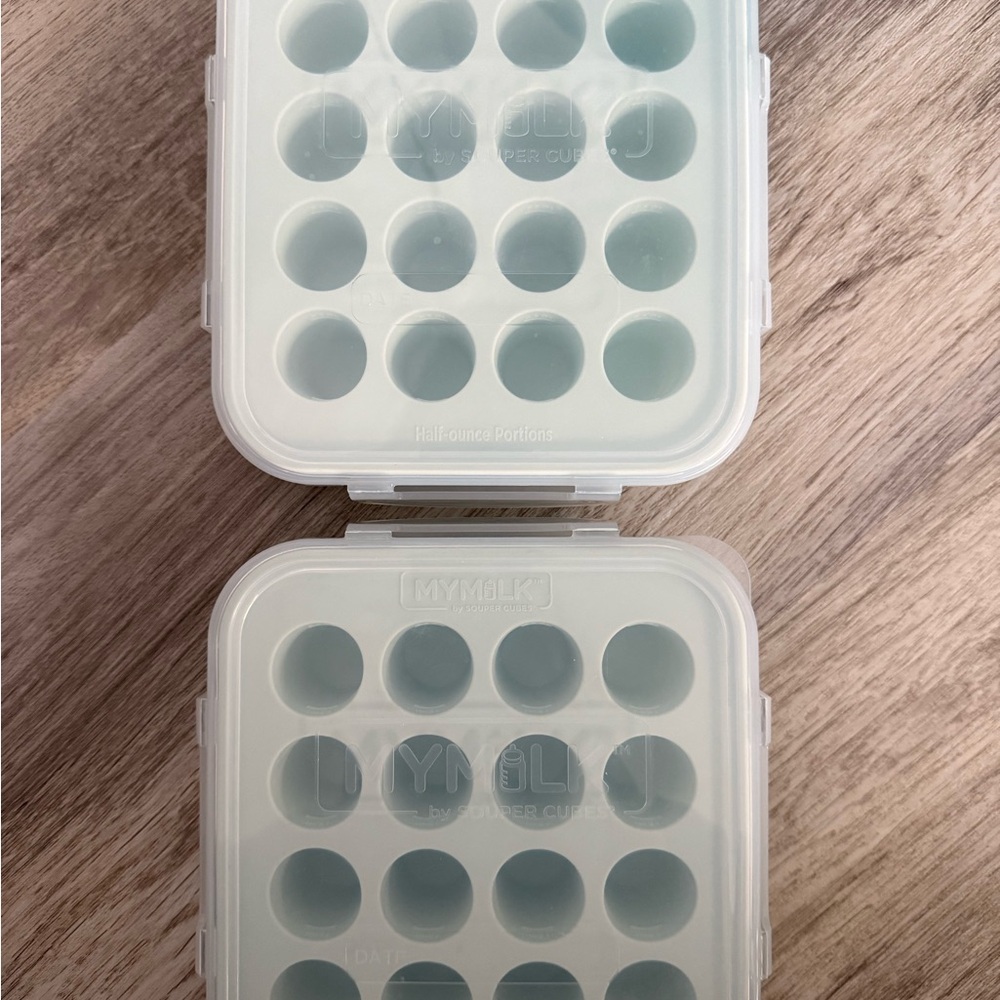 Souper Cube My Mylk Trays (set of 2) - blue